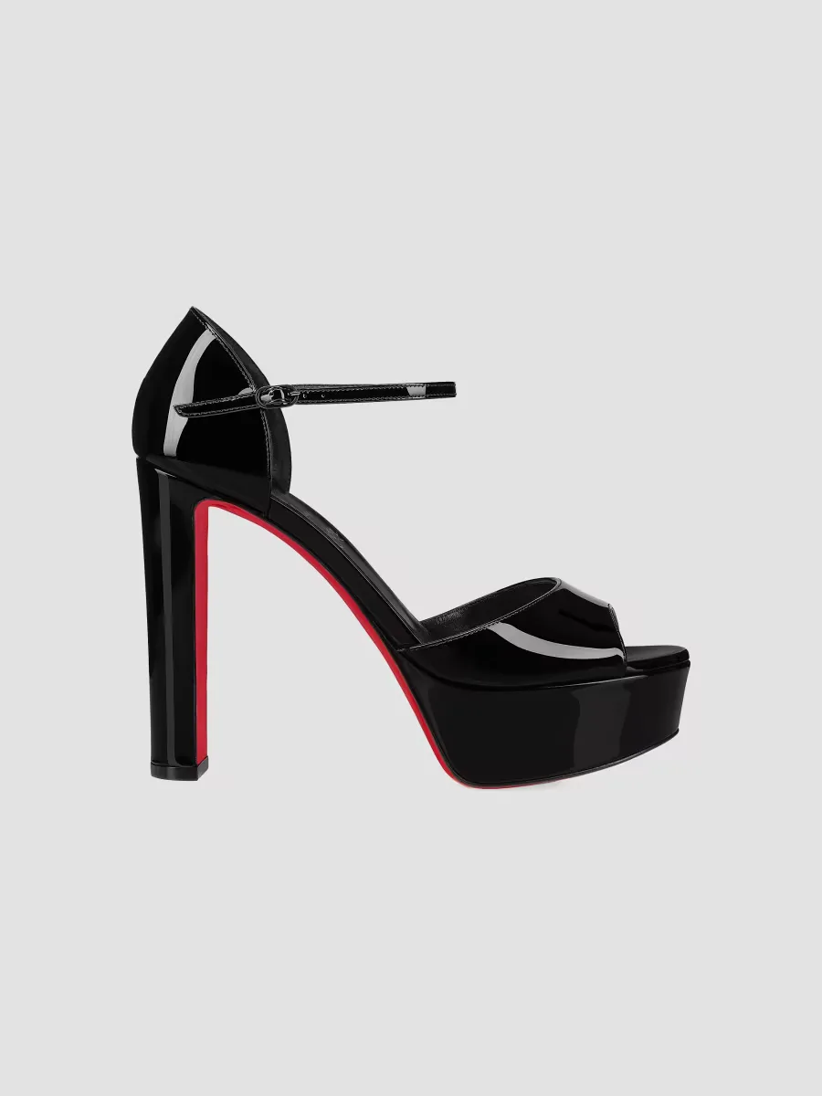 Sandaloo Patent Leather 130MM Sandals