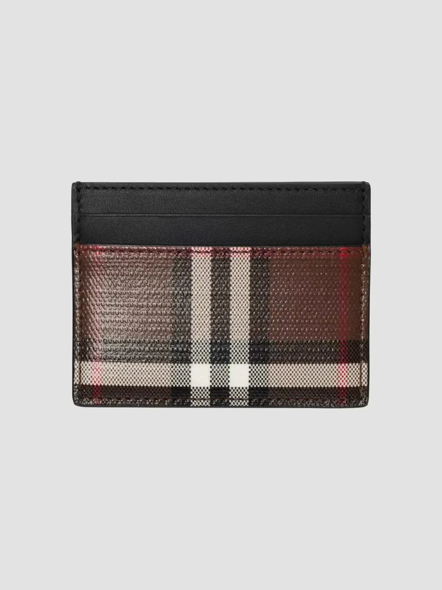 Check Card Case by Burberry
