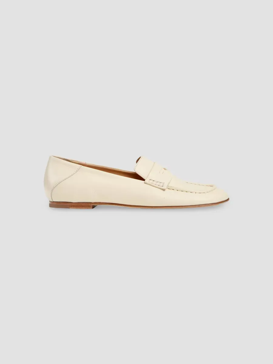 Drew Leather Penny Loafers by Dear Frances