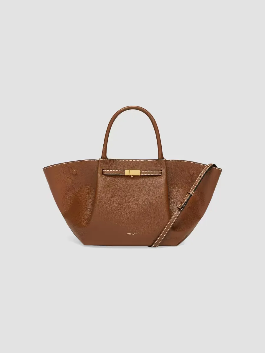 Midi New York Leather Tote Bag by DeMellier