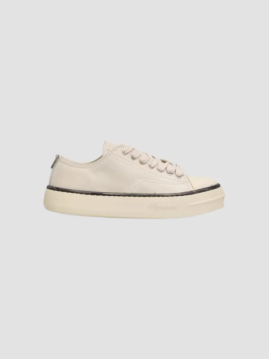 Rep-Cap Leather Low-Top Sneakers by Represent