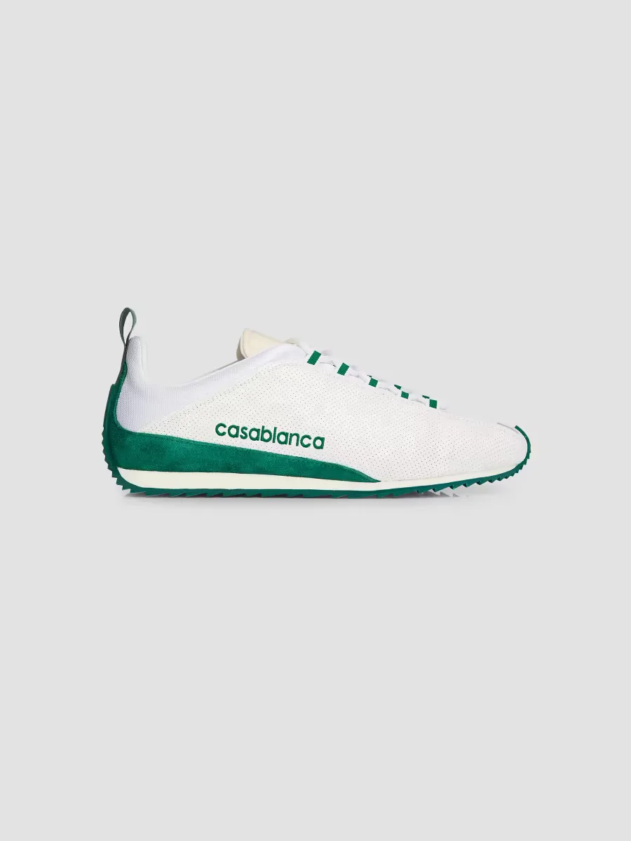 Khopesh Perforated Leather Low-Top Sneakers by Casablanca