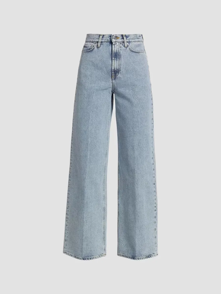 High-Rise Wide-Leg Jeans by Totême