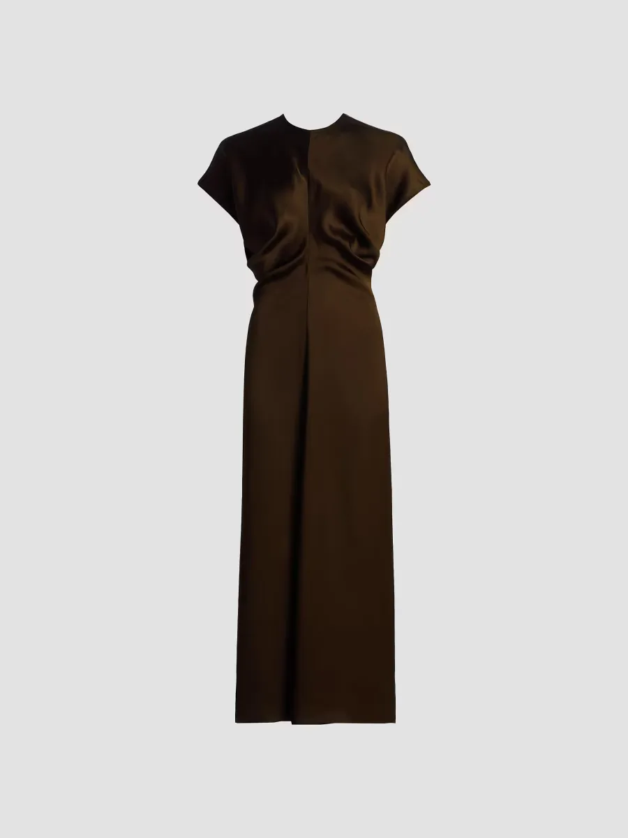 Slouch Waist Midi Dress