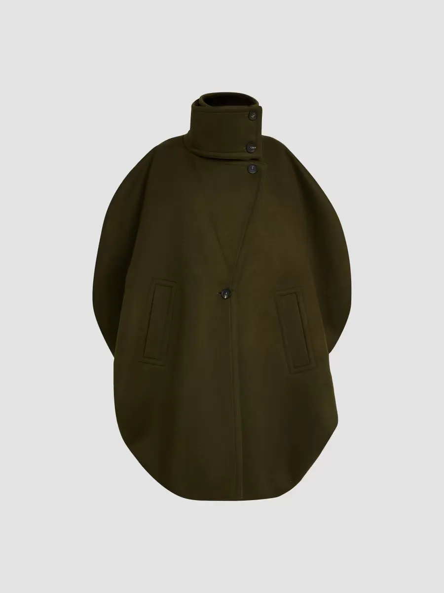 Wool-Cashmere Single-Breasted Coat by Ferragamo