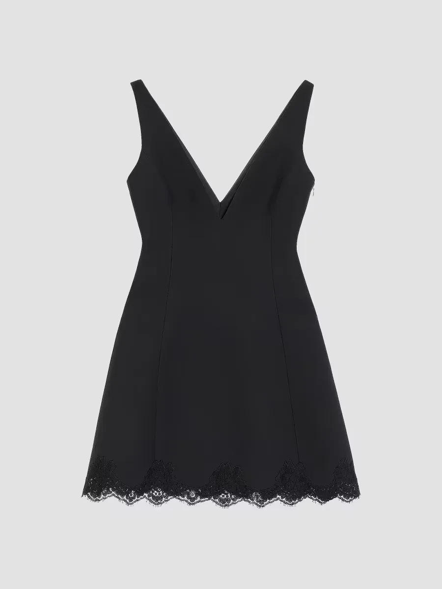 Crepe Couture Short Dress