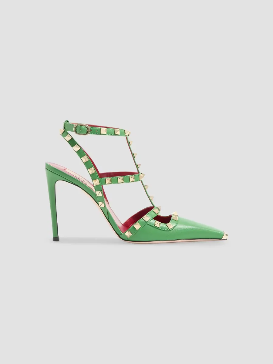 Rockstud Kidskin 100MM Pumps
