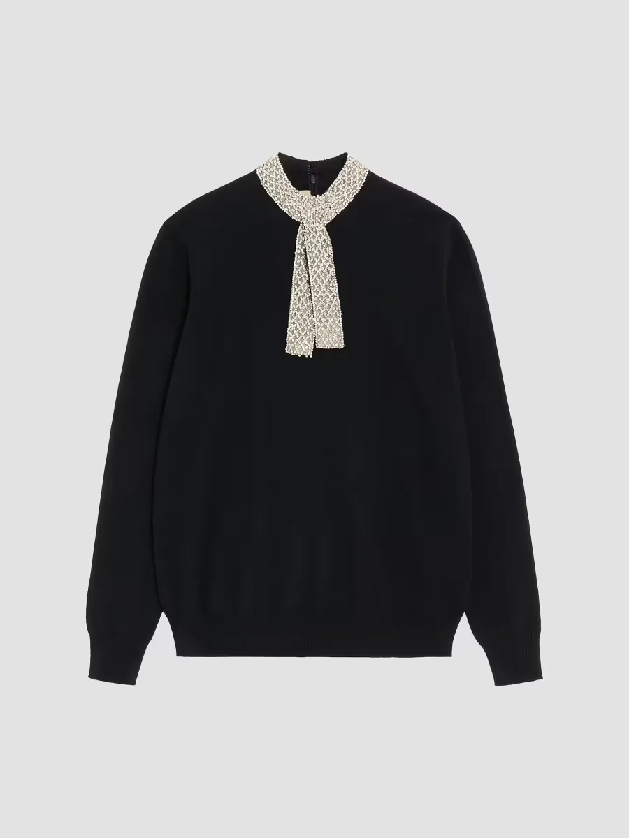 Embroidered Wool Jumper by Valentino