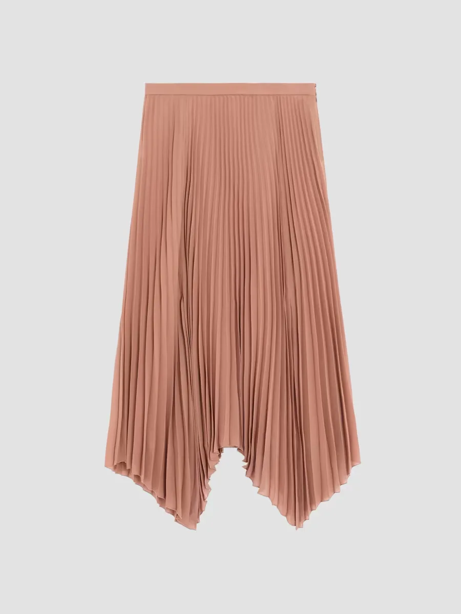 Midi Skirt in Light Georgette by Valentino