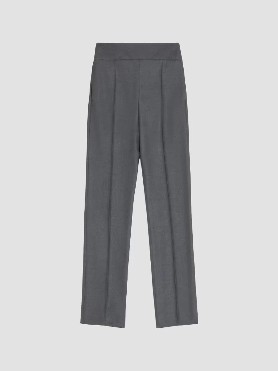 Textured Silk Wool Pants by Valentino