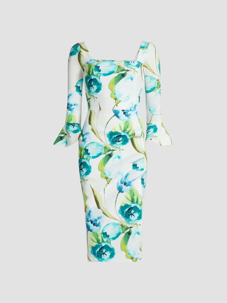 Astra Floral Cocktail Dress by Chiara Boni La Petite Robe