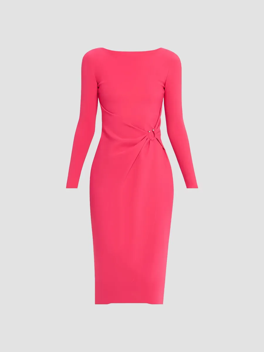 Gathered Sheath Midi-Dress by Chiara Boni La Petite Robe