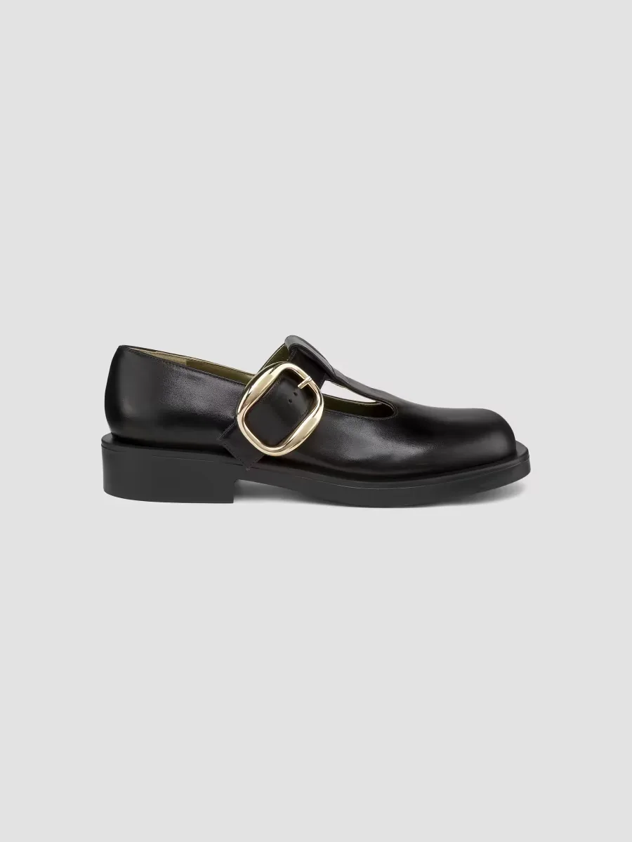 Nora Leather Mary Janes by Maria Luca