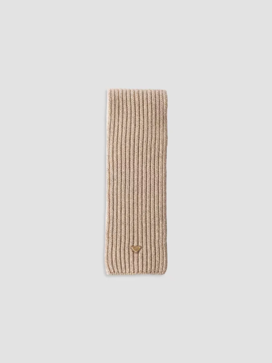 Wool and Cashmere Scarf by Prada