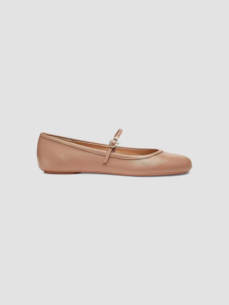 Carla Leather Ballet Flats by Gianvito Rossi