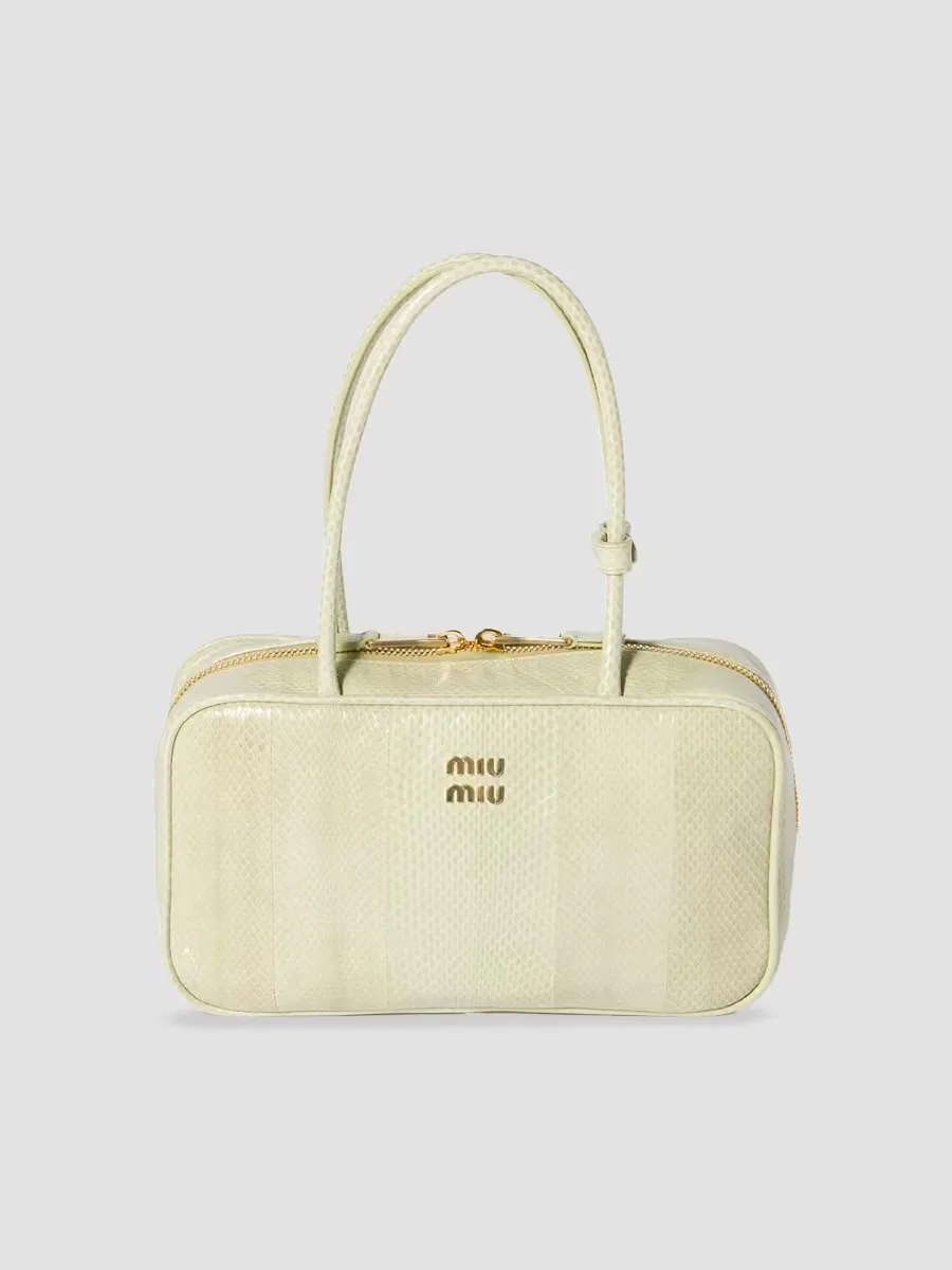 Beau Ayers Leather Top Handle Bag
