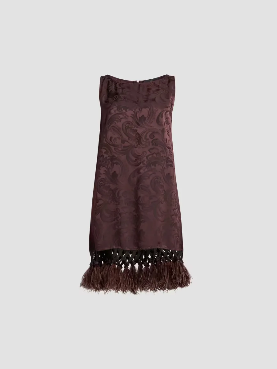 Paisley Tassel Mini Dress by ETRO