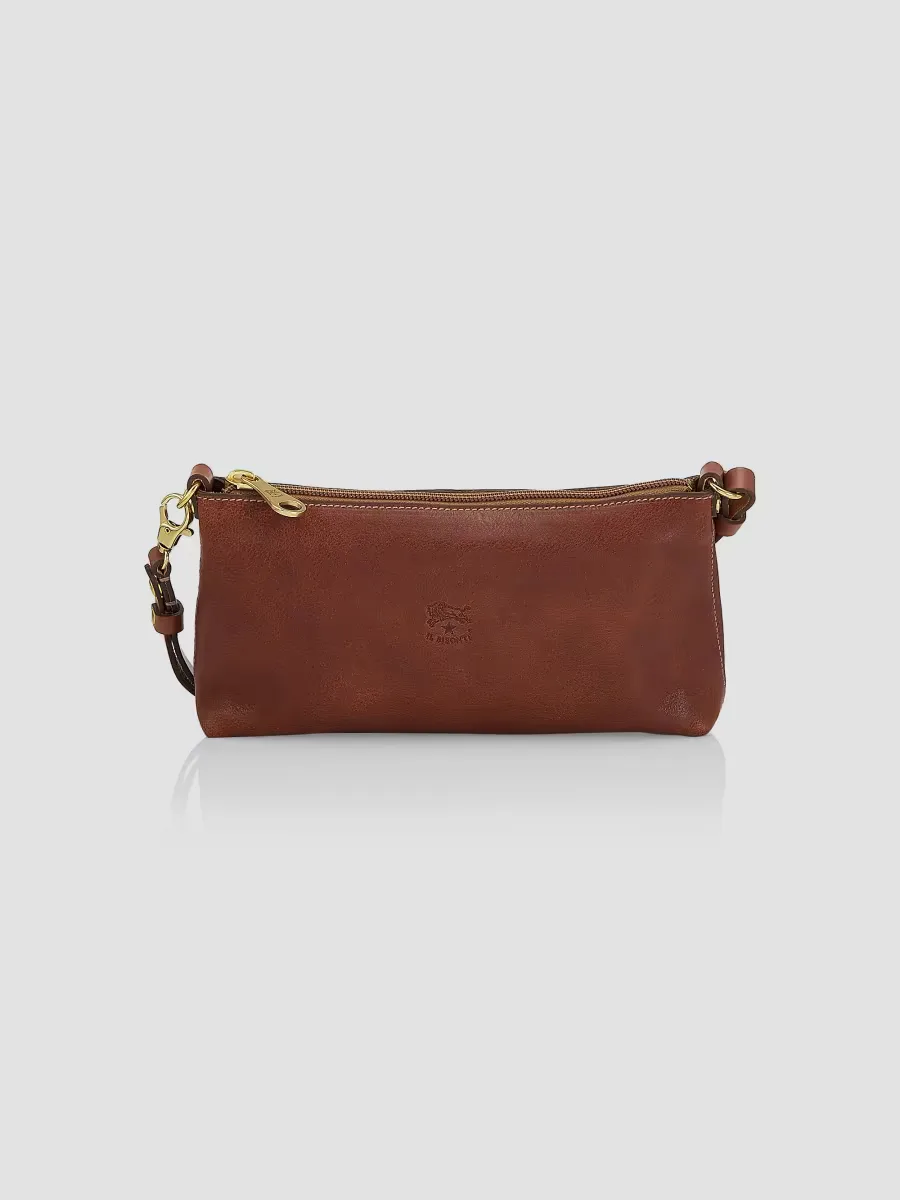 Salina Leather Shoulder Bag by Il Bisonte