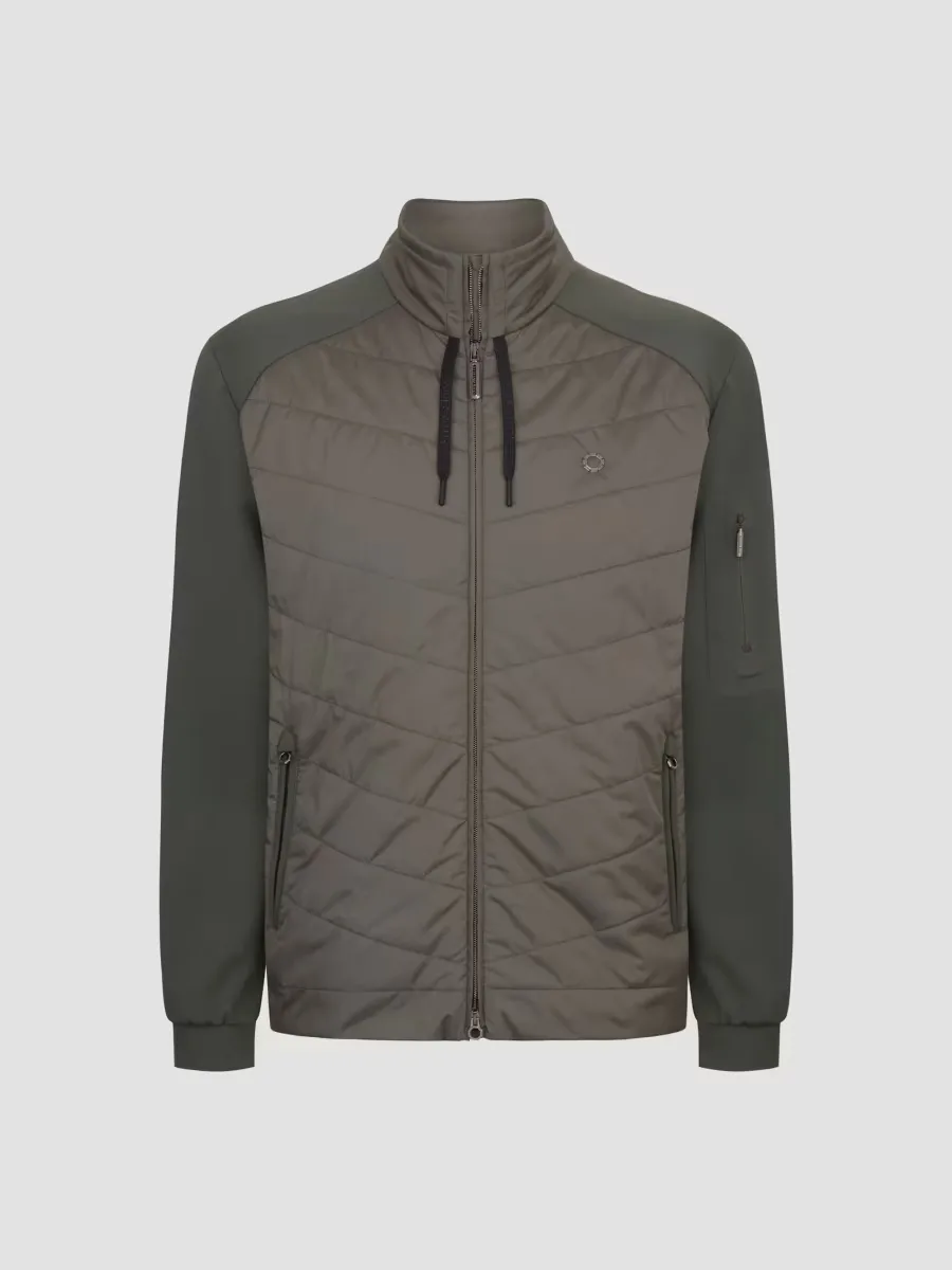 Quilted Hybrid Full Zip Sport Jacket by Stefano Ricci
