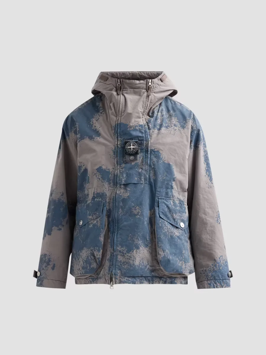 David Light Hand-Painted Short Parka by Stone Island