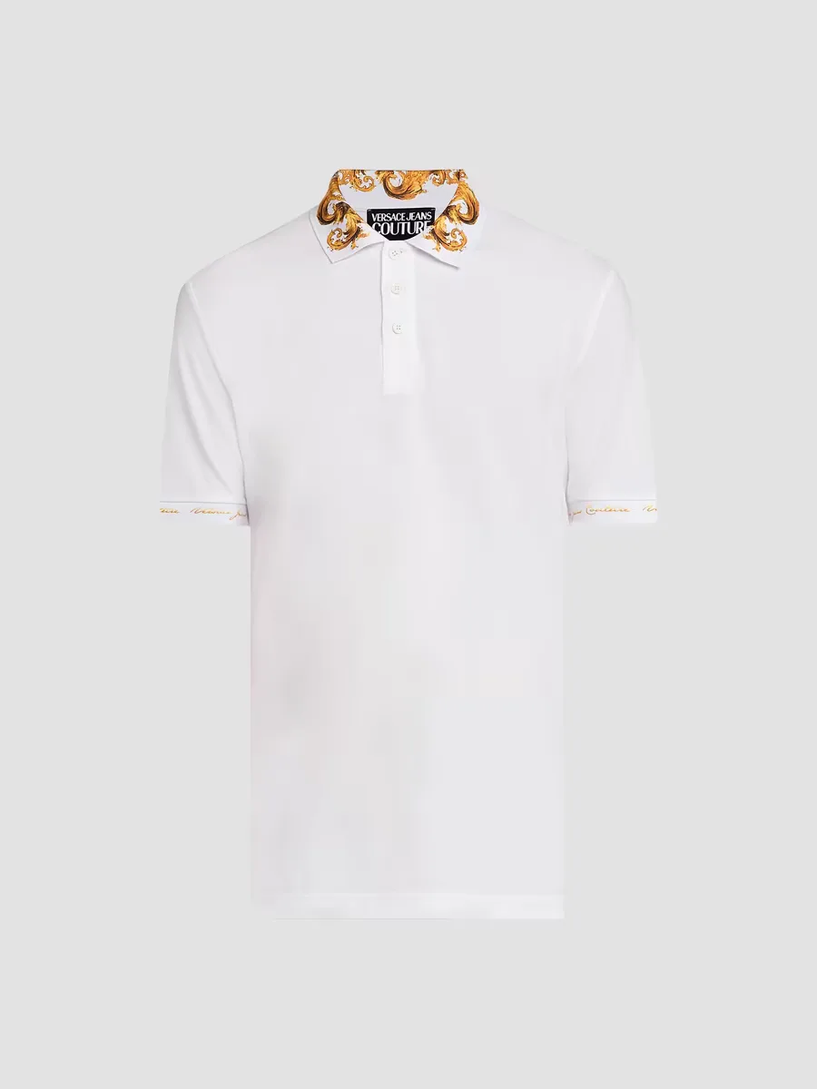 Barocco Polo T-Shirt by Versace Jeans Couture