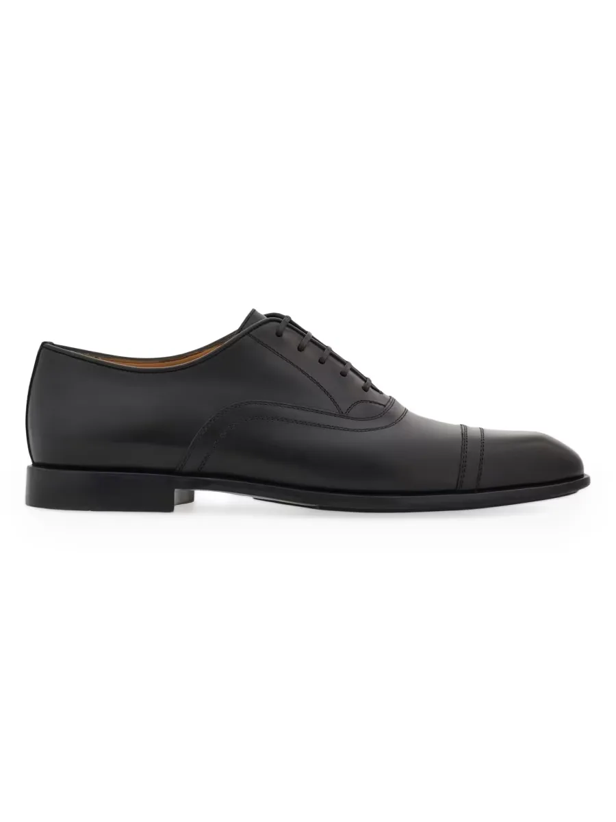 Cortez Leather Oxfords by Ferragamo