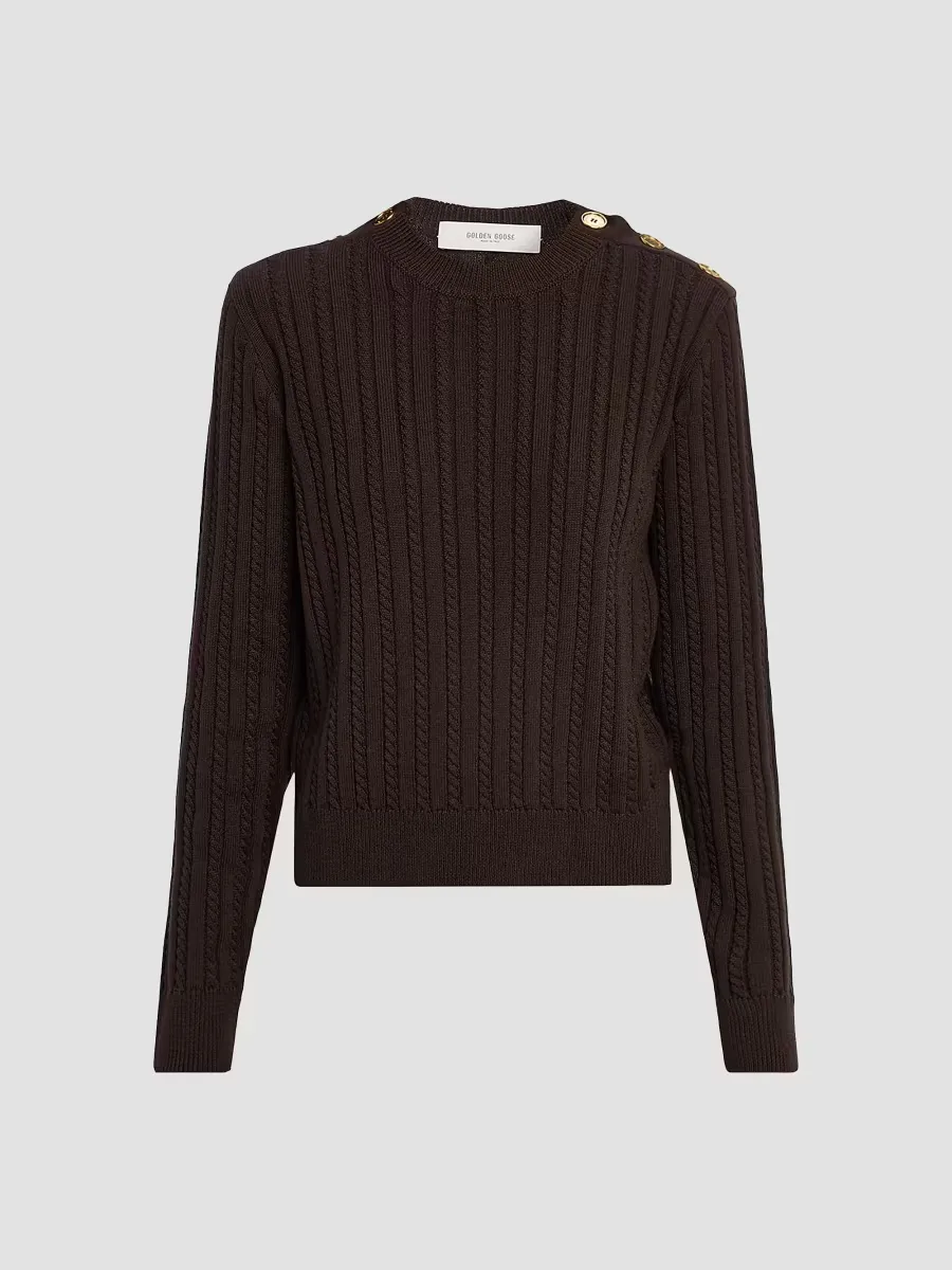 Journey Ofra Cable-Knit Sweater by Golden Goose