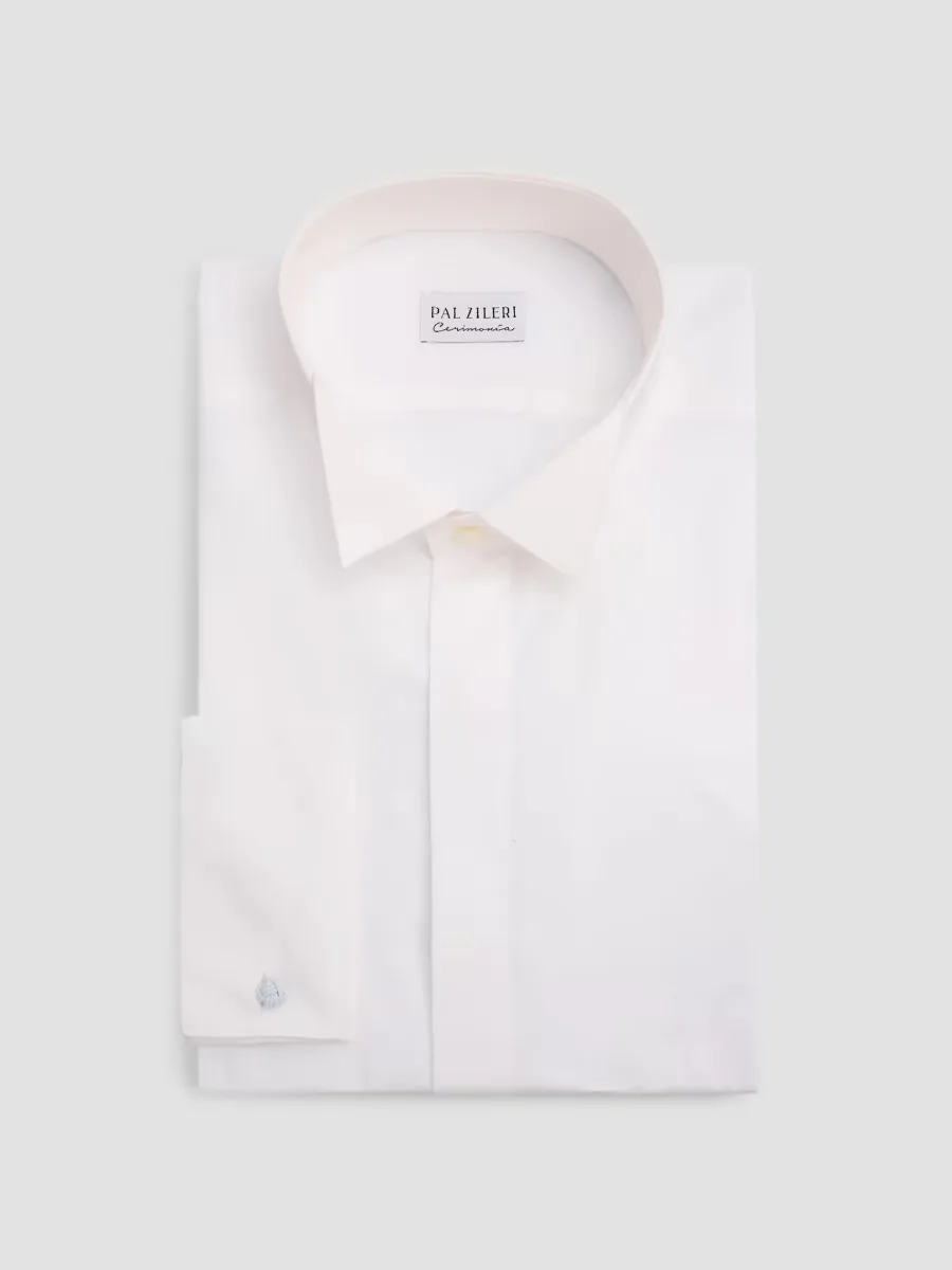 Wingtip Collar Cotton Dress Shirt by Pal Zileri