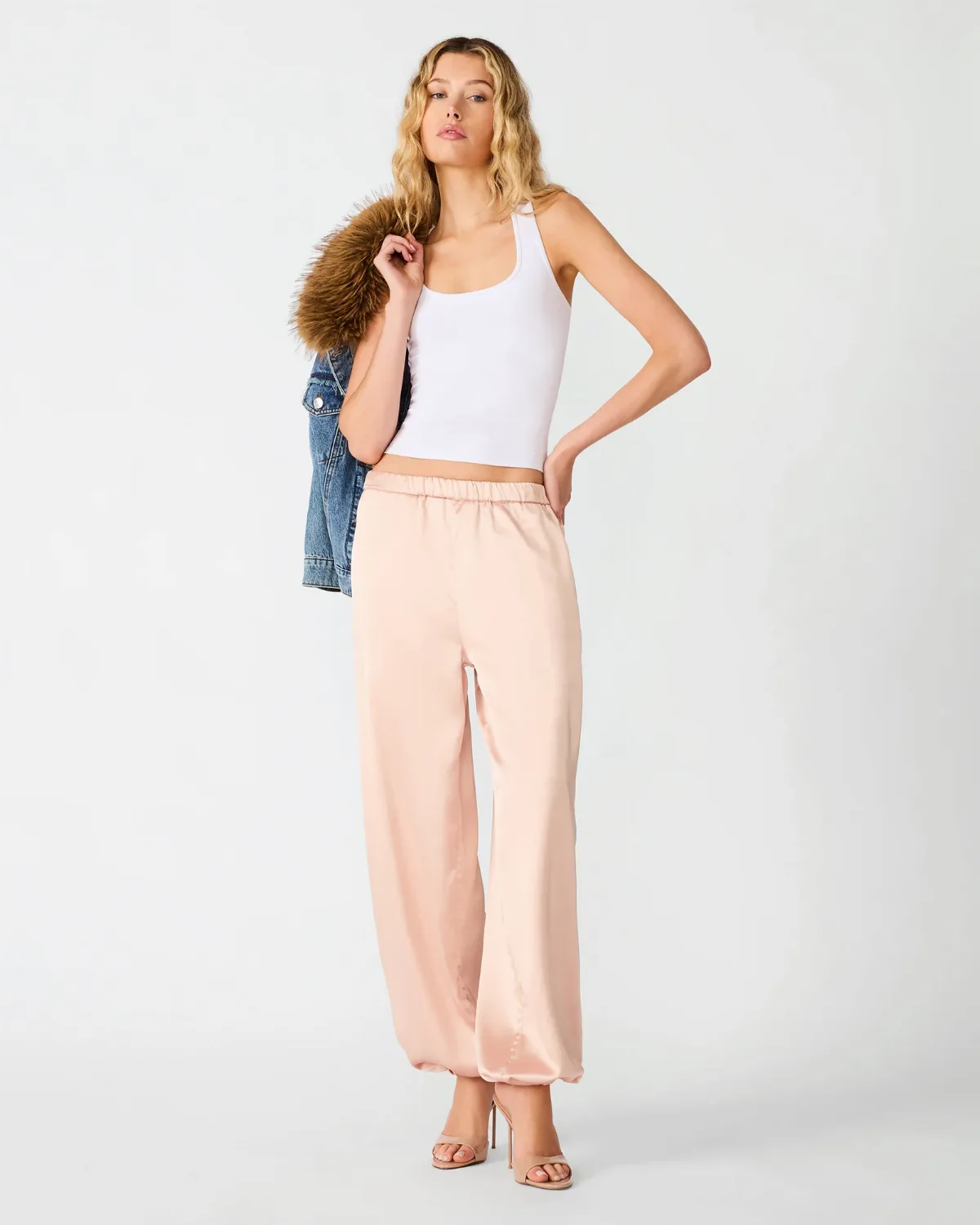 Halo Pant Bubble Bottoms - Polyester by Steve Madden