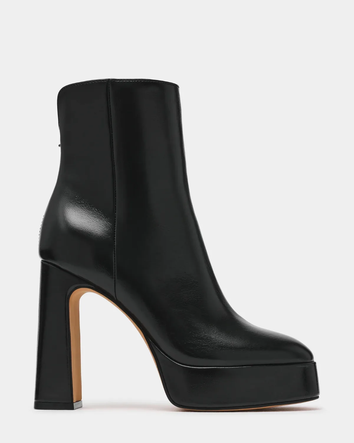 Lochlan Block Heel Booties - Leather by Steve Madden
