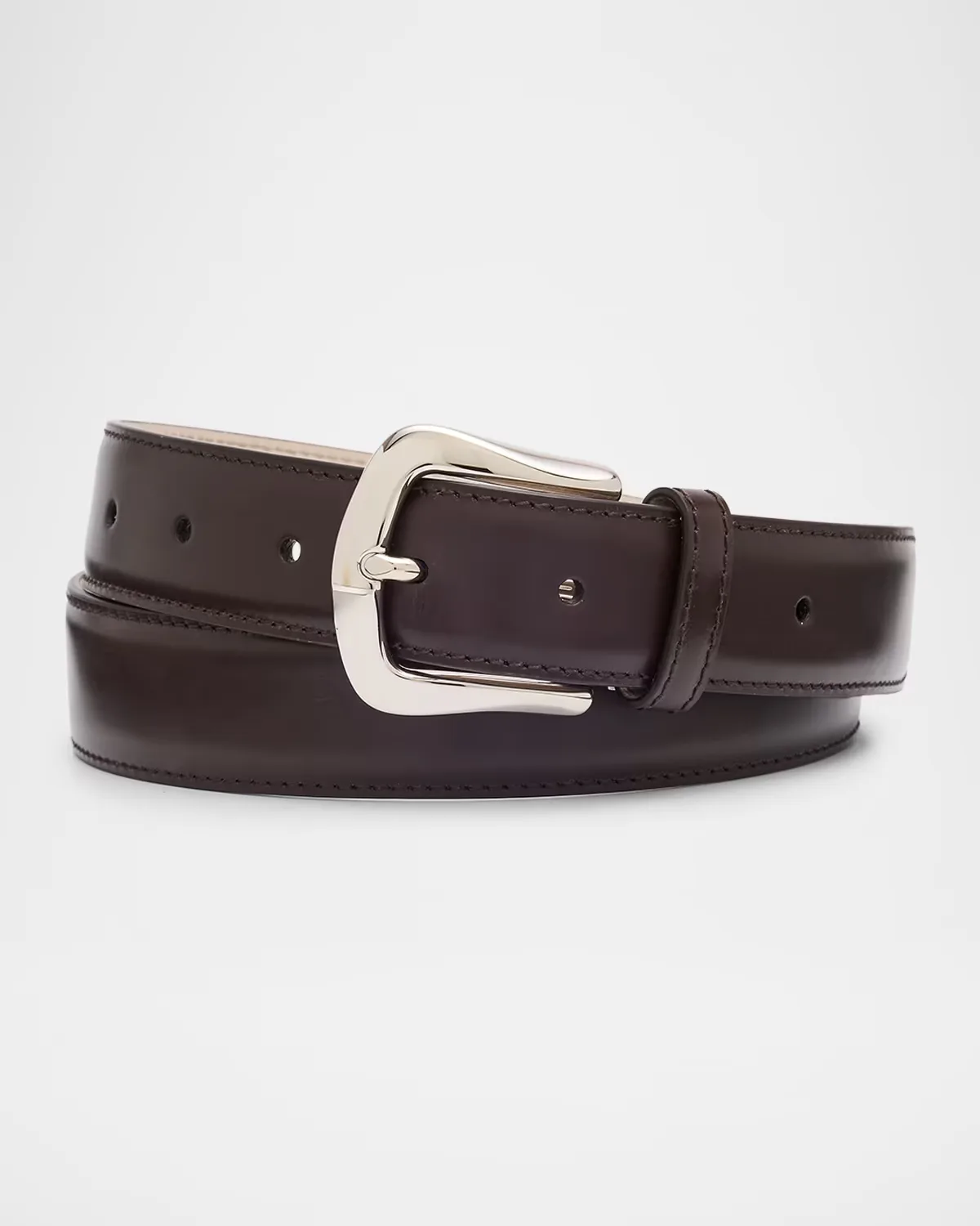 Calf Leather Belt by Brunello Cucinelli