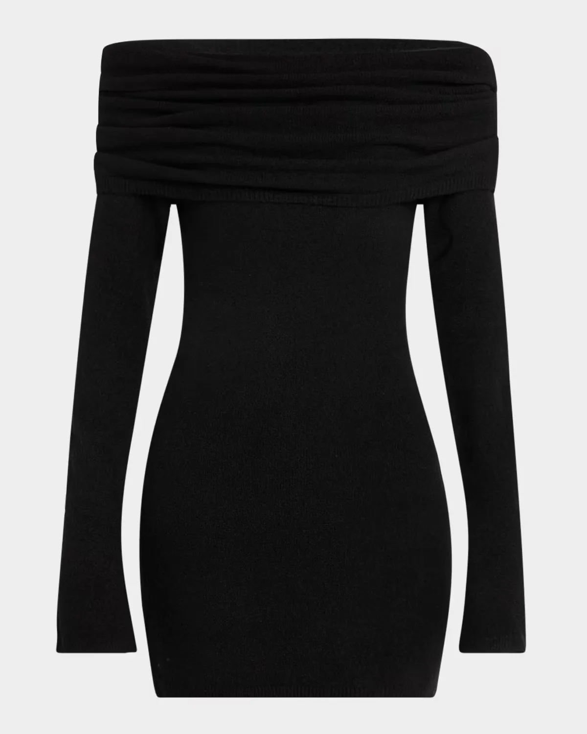 Selene Off-Shoulder Knit Mini Dress by SEROYA