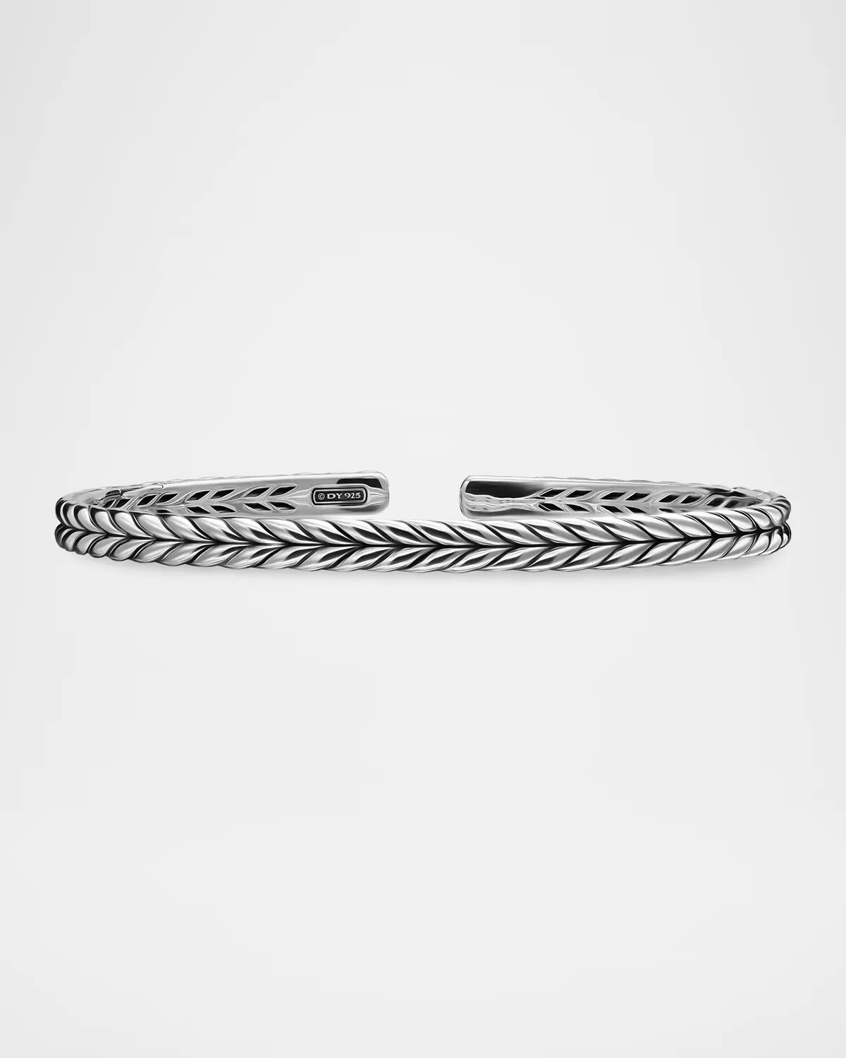 Chevron Flex Bracelet in Sterling Silver, 5.2mm