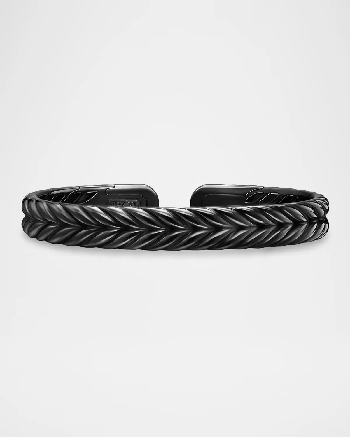 Chevron Flex Bracelet in Black Titanium, 10mm by David Yurman