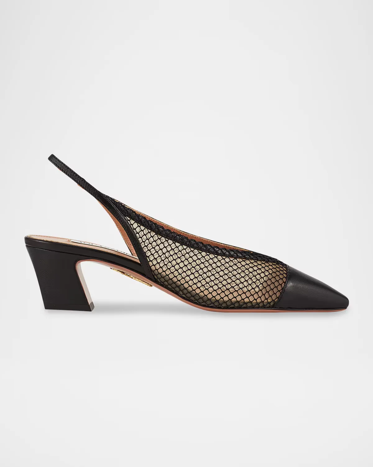Margot Net Mesh Slingback Pumps by Aquazzura