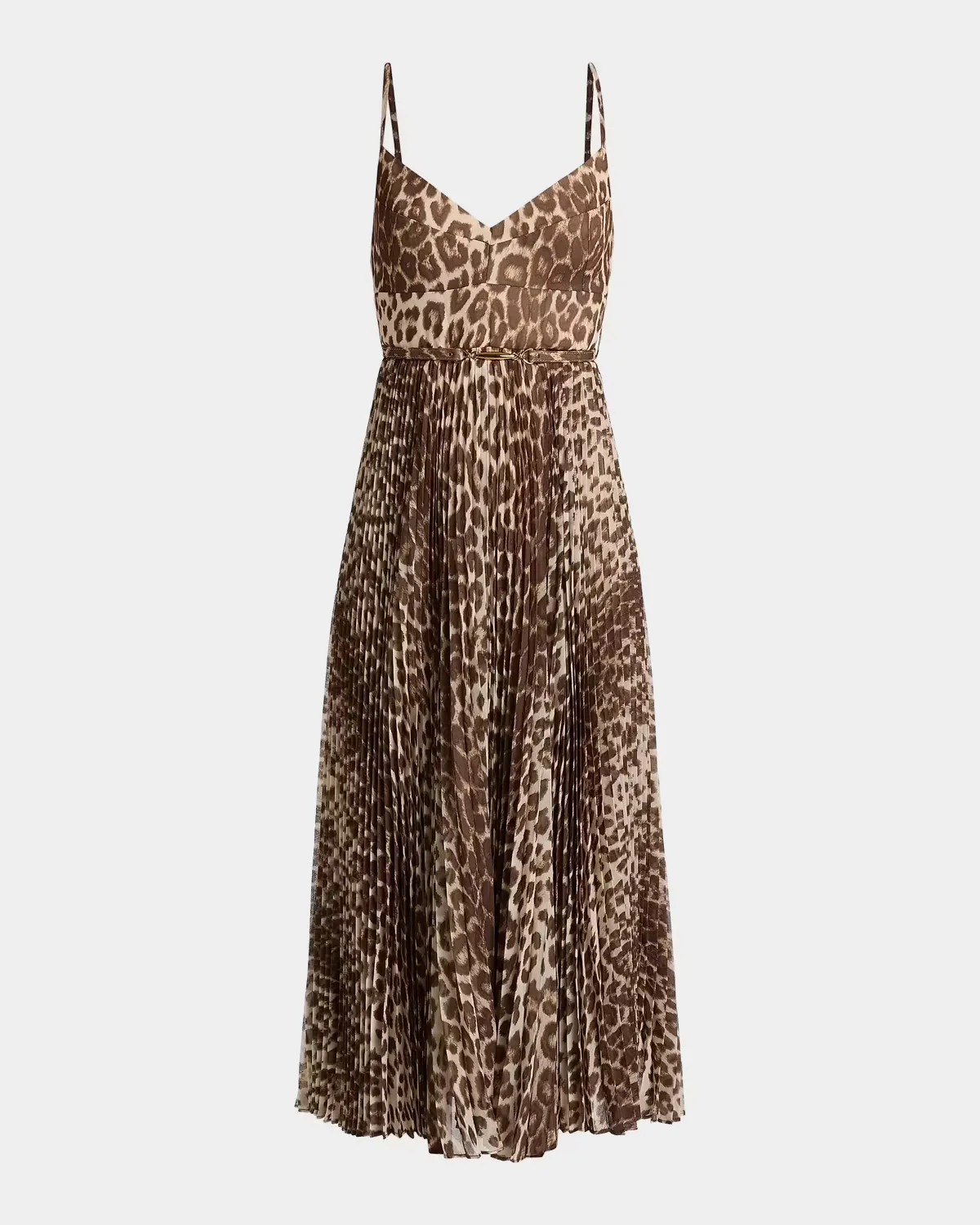 Sunray Pleated Picnic Midi-Dress by Zimmermann