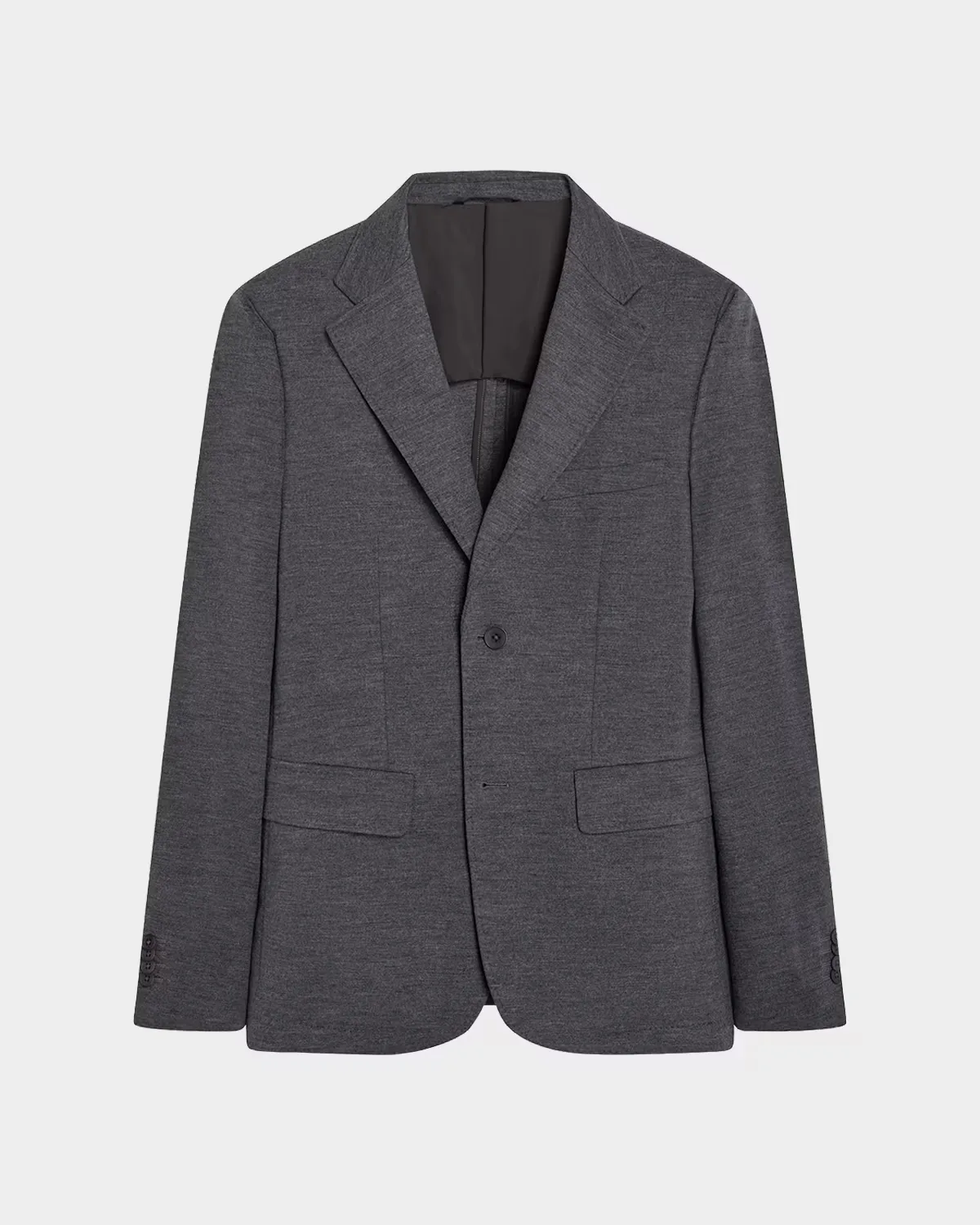 Wool-Nylon Single-Breasted Blazer by BUGATCHI