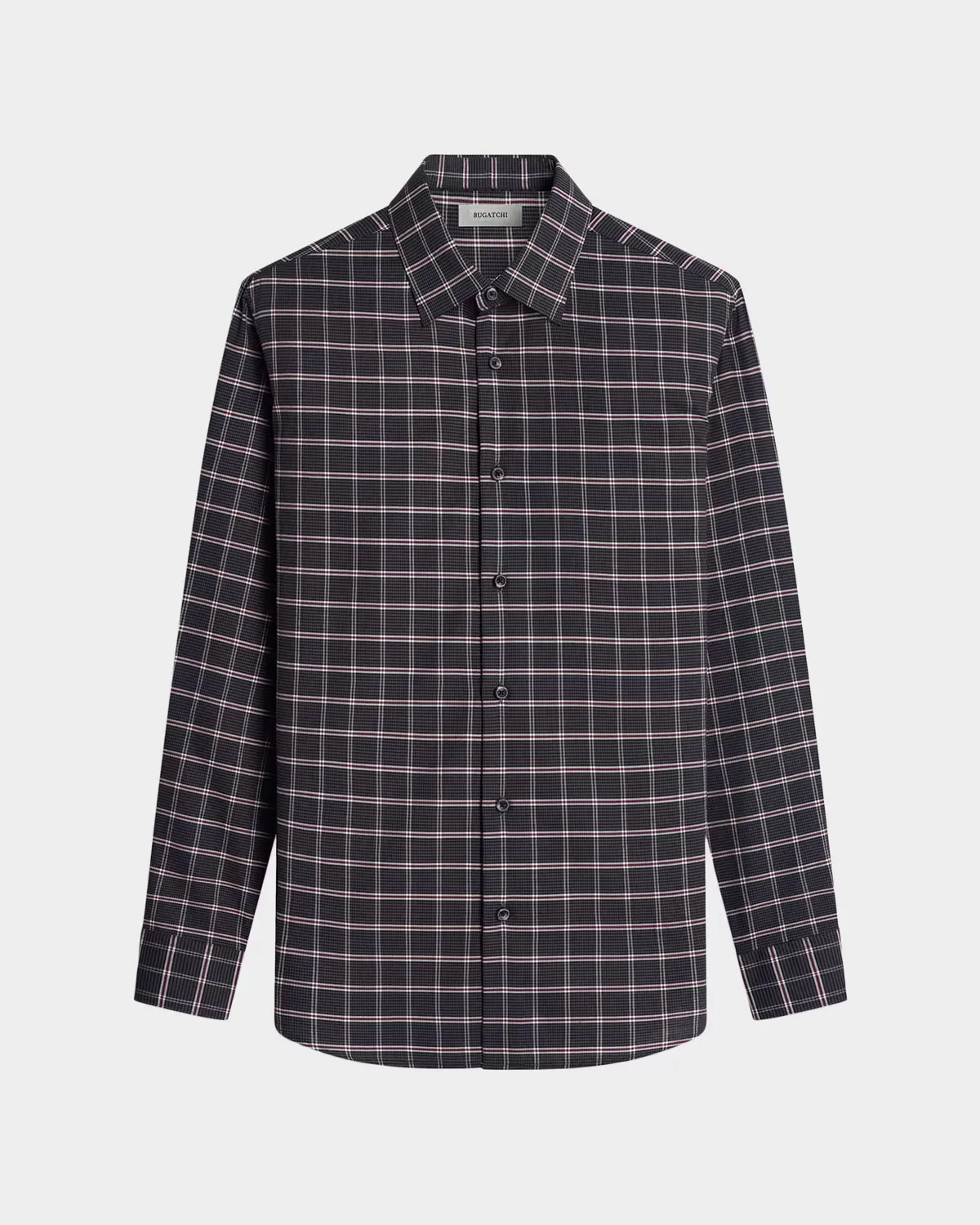 Julian Woven Shaped Cotton-Cashmere Shirt by BUGATCHI