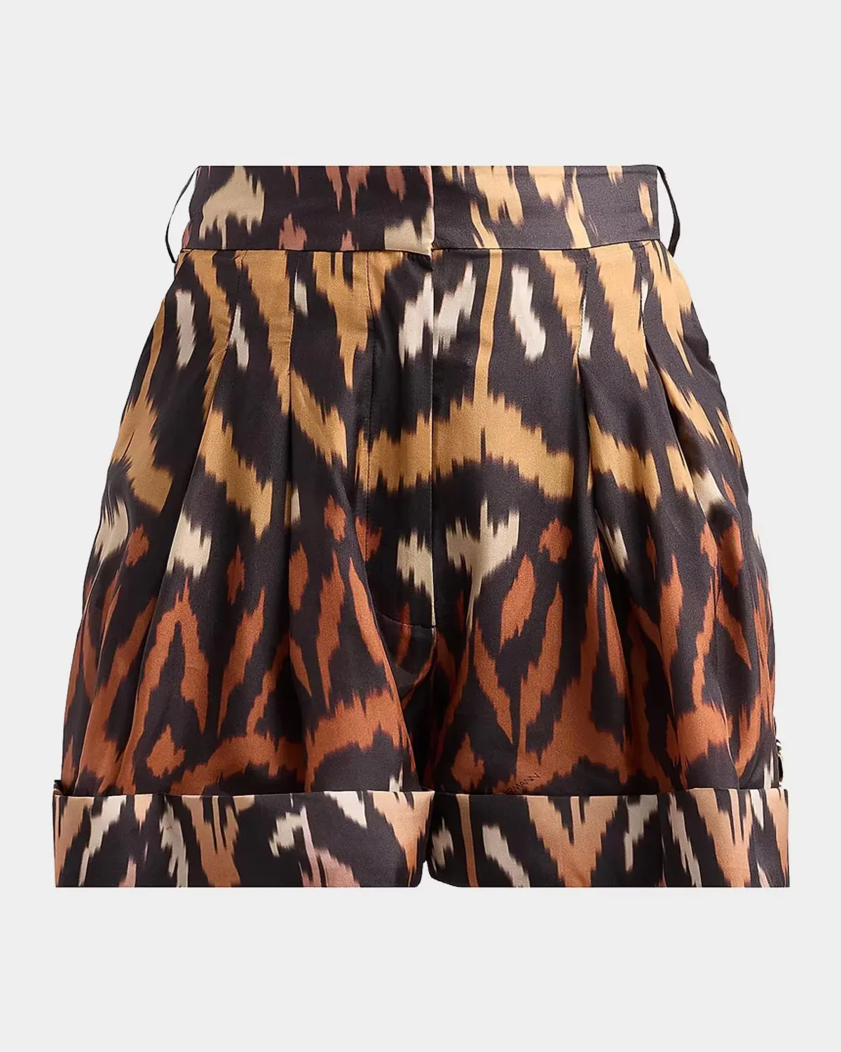 Aster Silk Ikat-Inspired Shorts by Zimmermann