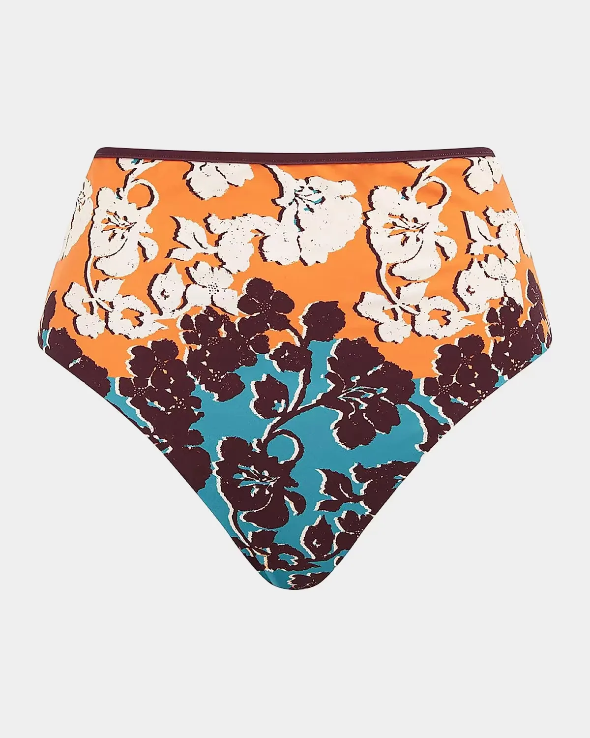 Splice Floral High-Rise Bikini Bottom