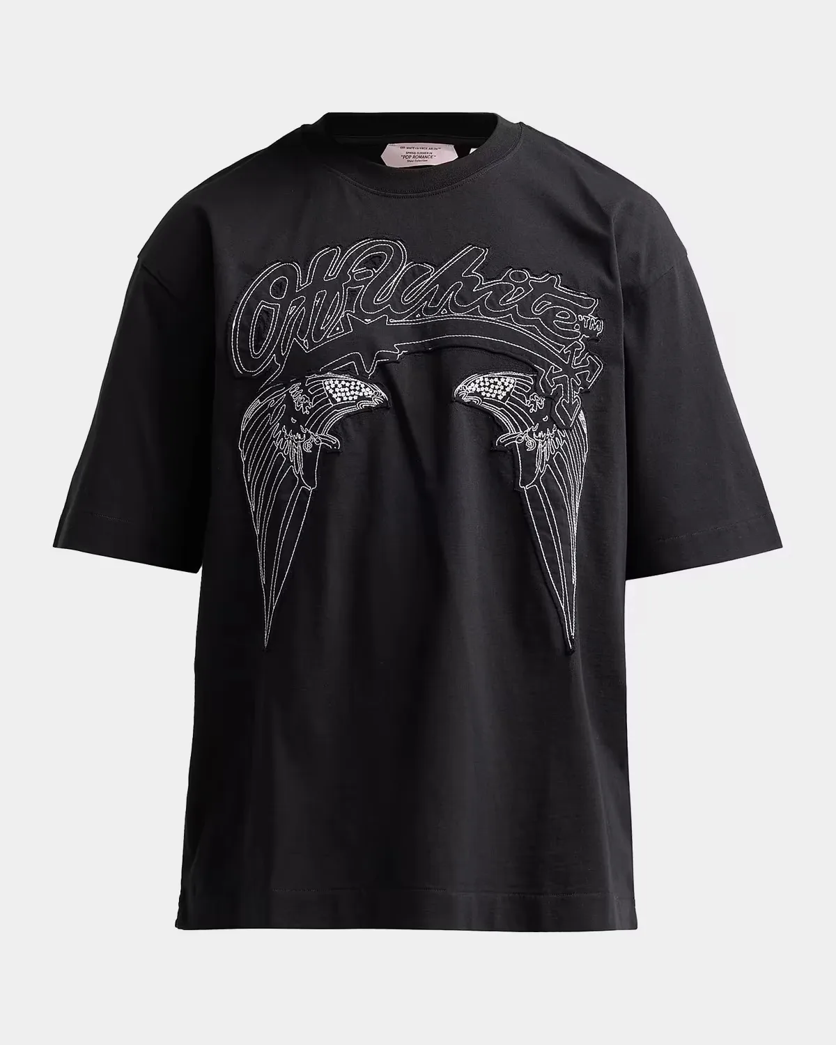 Skyline Skate Cotton Crewneck T-Shirt by Off-White
