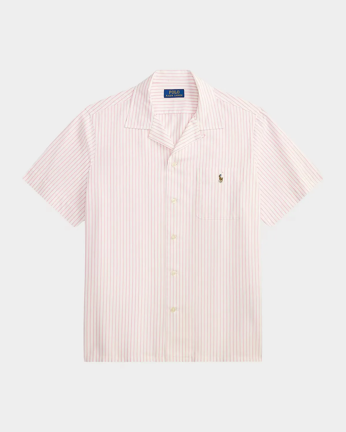 Classic-Fit Striped Oxford Camp Shirt by Polo Ralph Lauren