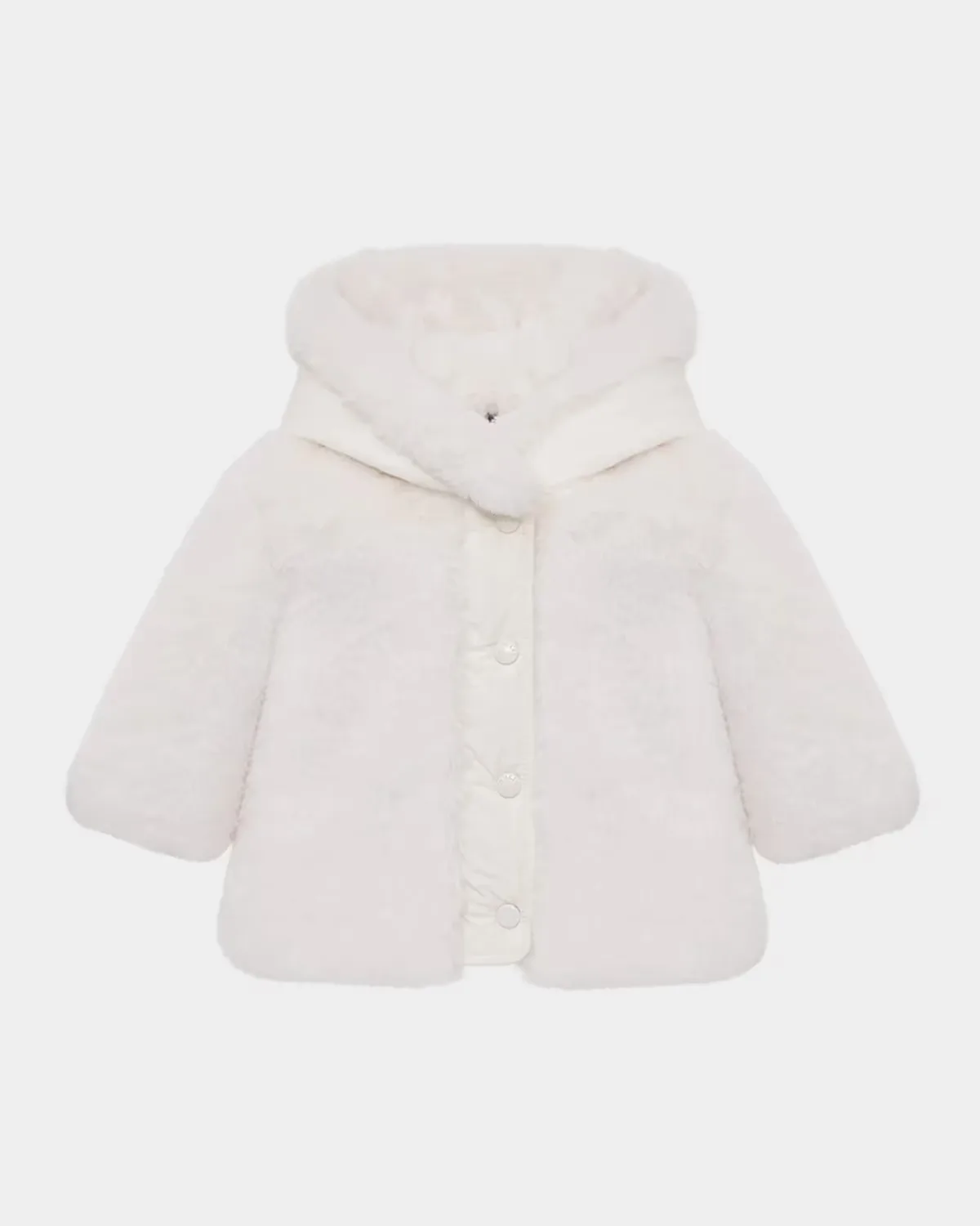 Viona Hooded Faux Fur Padded Jacket by Moncler