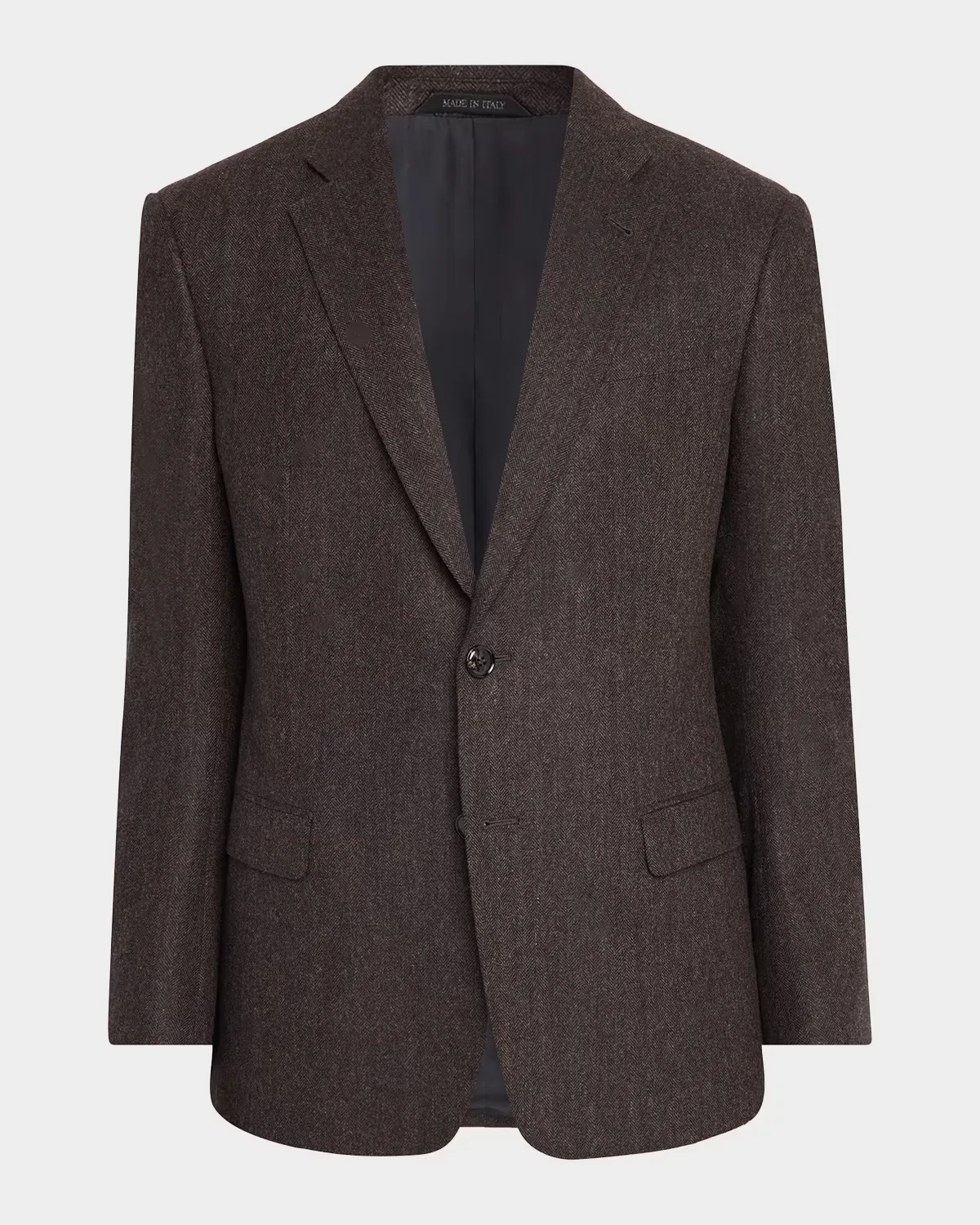 Wool Two-Button Blazer by Armani