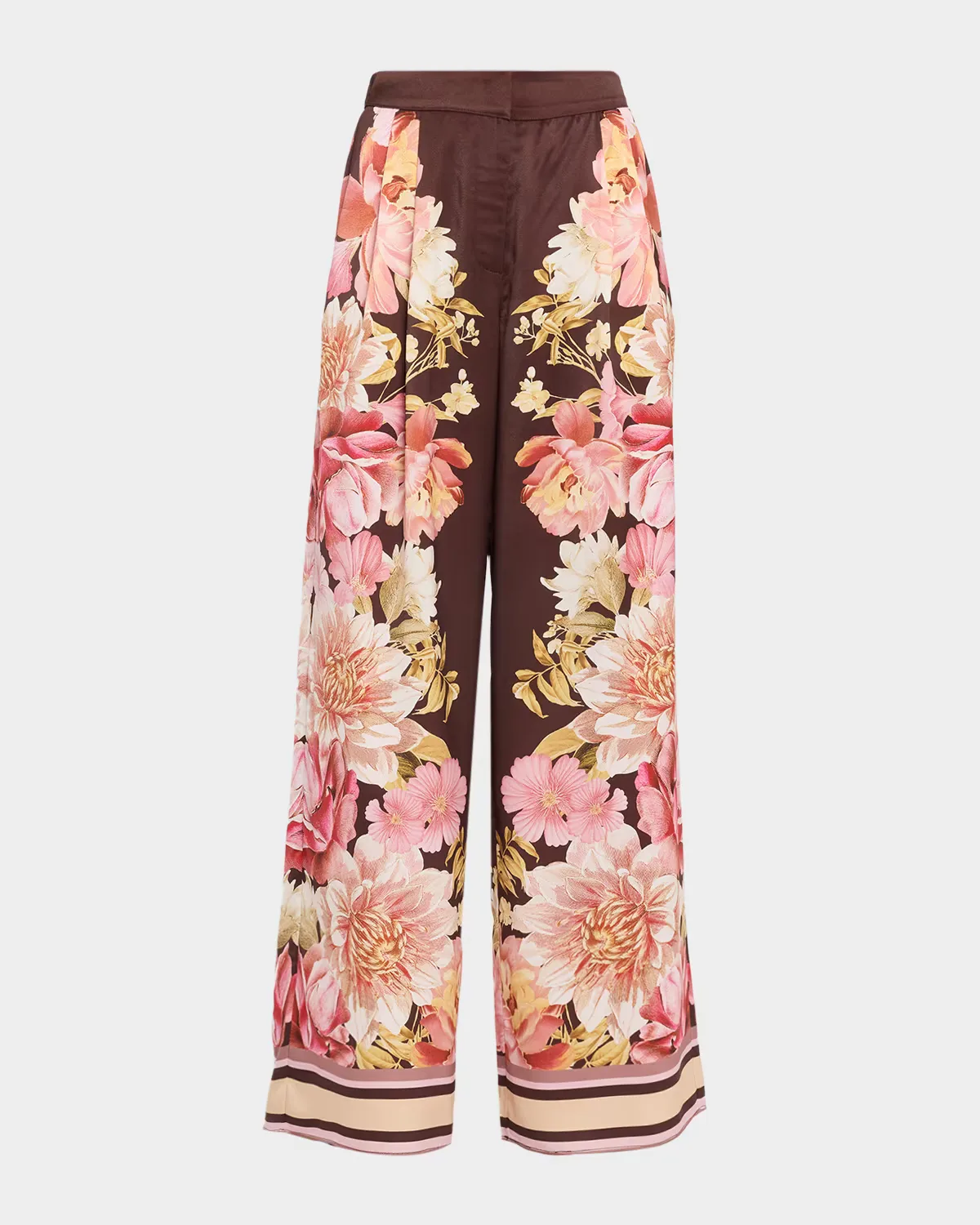 Lemor Pleated Floral Pants by Misa