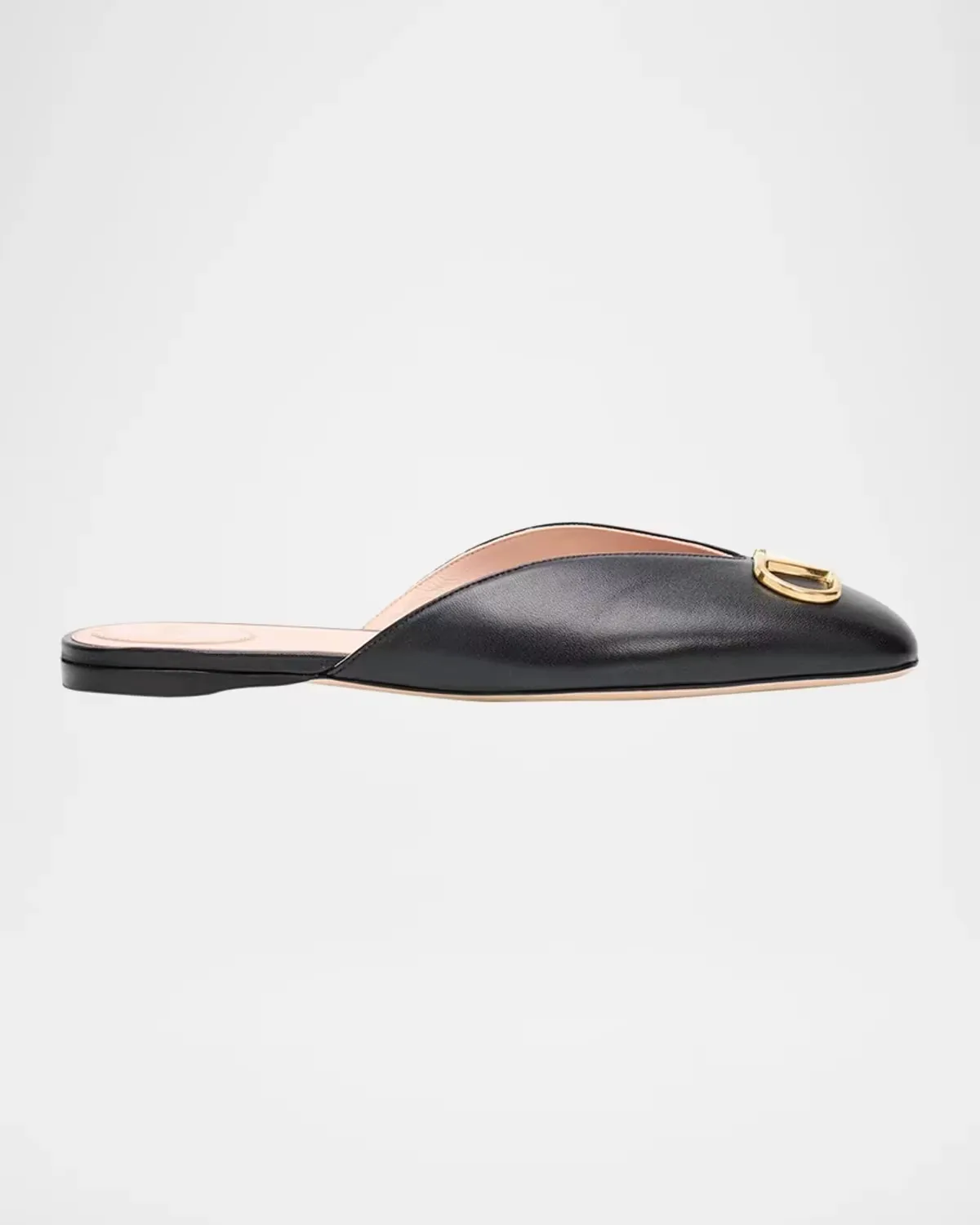 VLogo Signature Leather Mules by Valentino Garavani