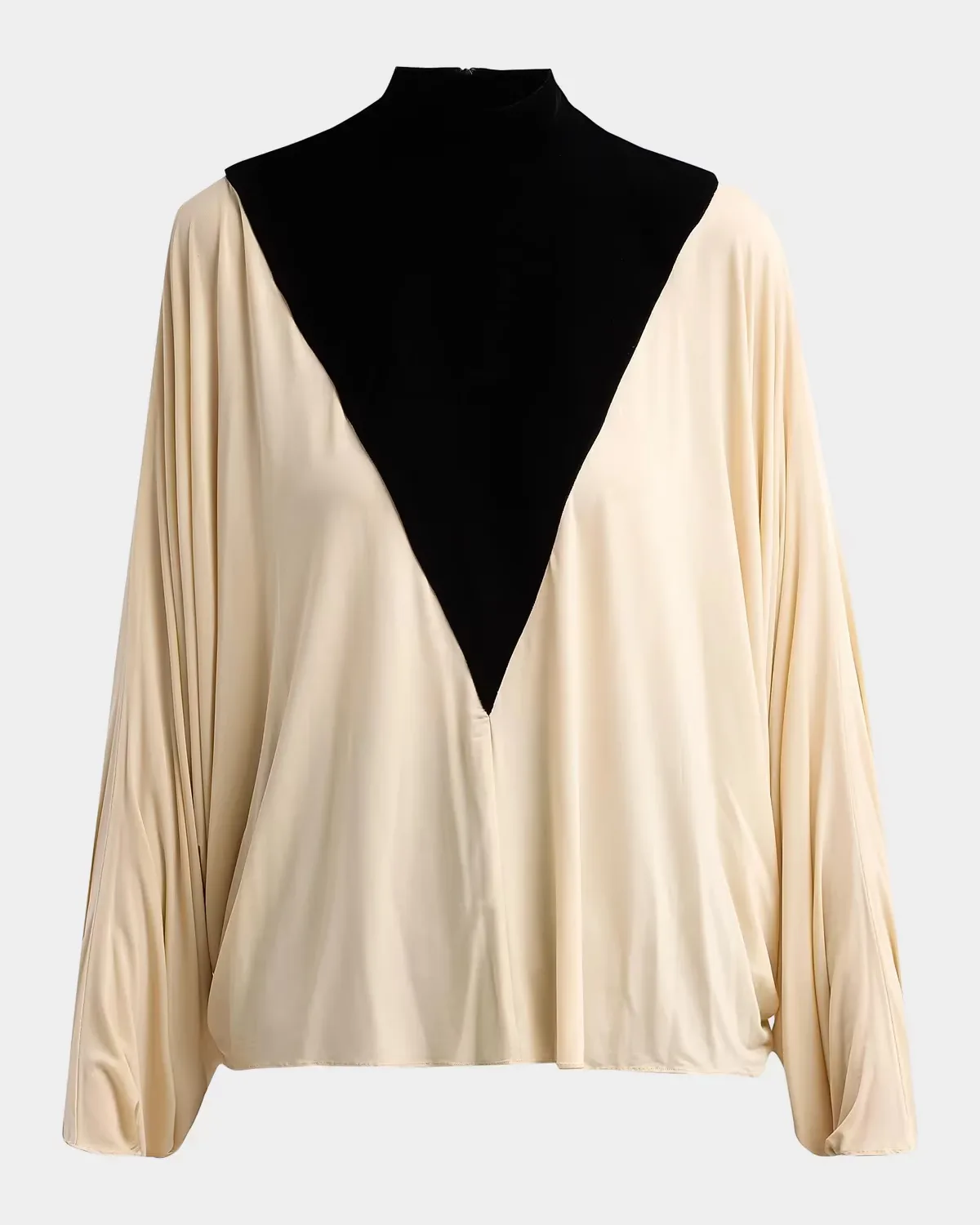 Valiant Velvet & Jersey Batwing Top by Zimmermann