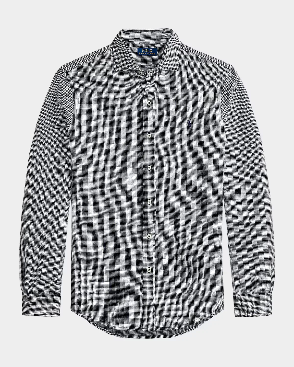 Checked Cotton Logo Sport Shirt by Polo Ralph Lauren