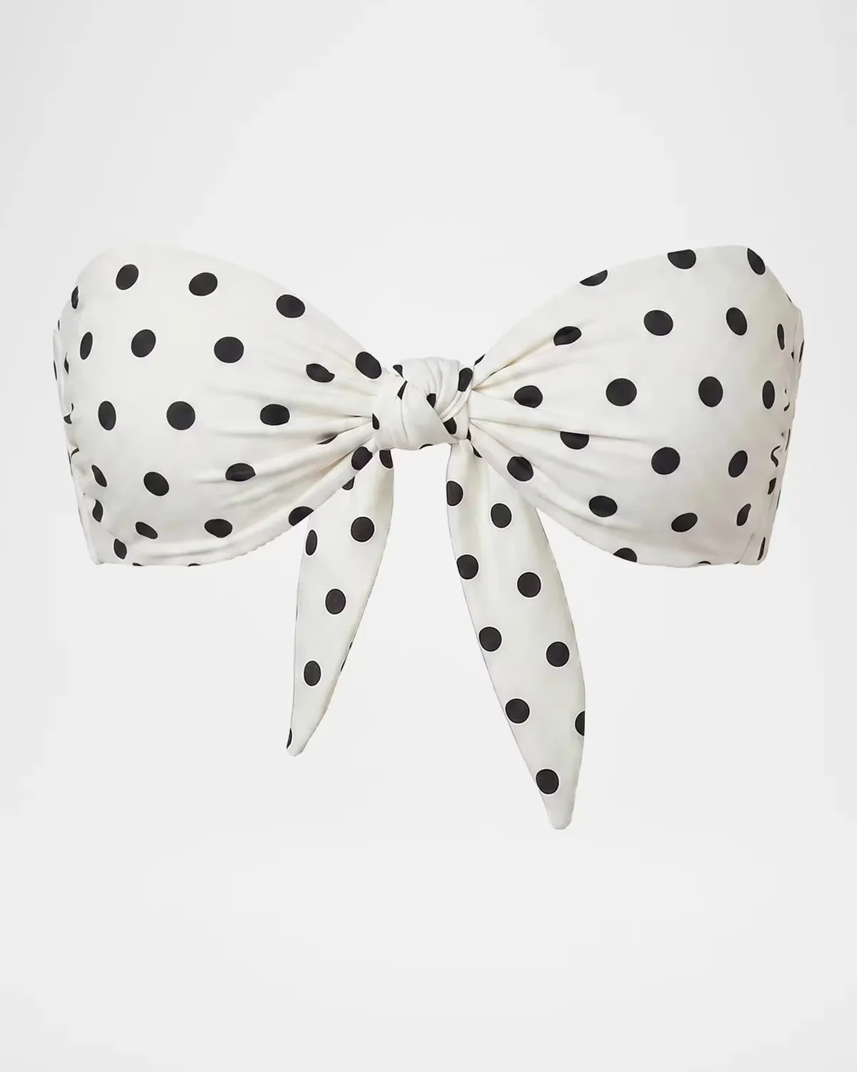 Naia Polka Dot Knotted Bikini Top by NICHOLAS