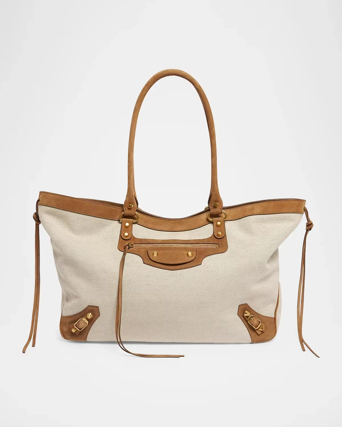 Le City Linen Canvas Beach Tote Bag by Balenciaga